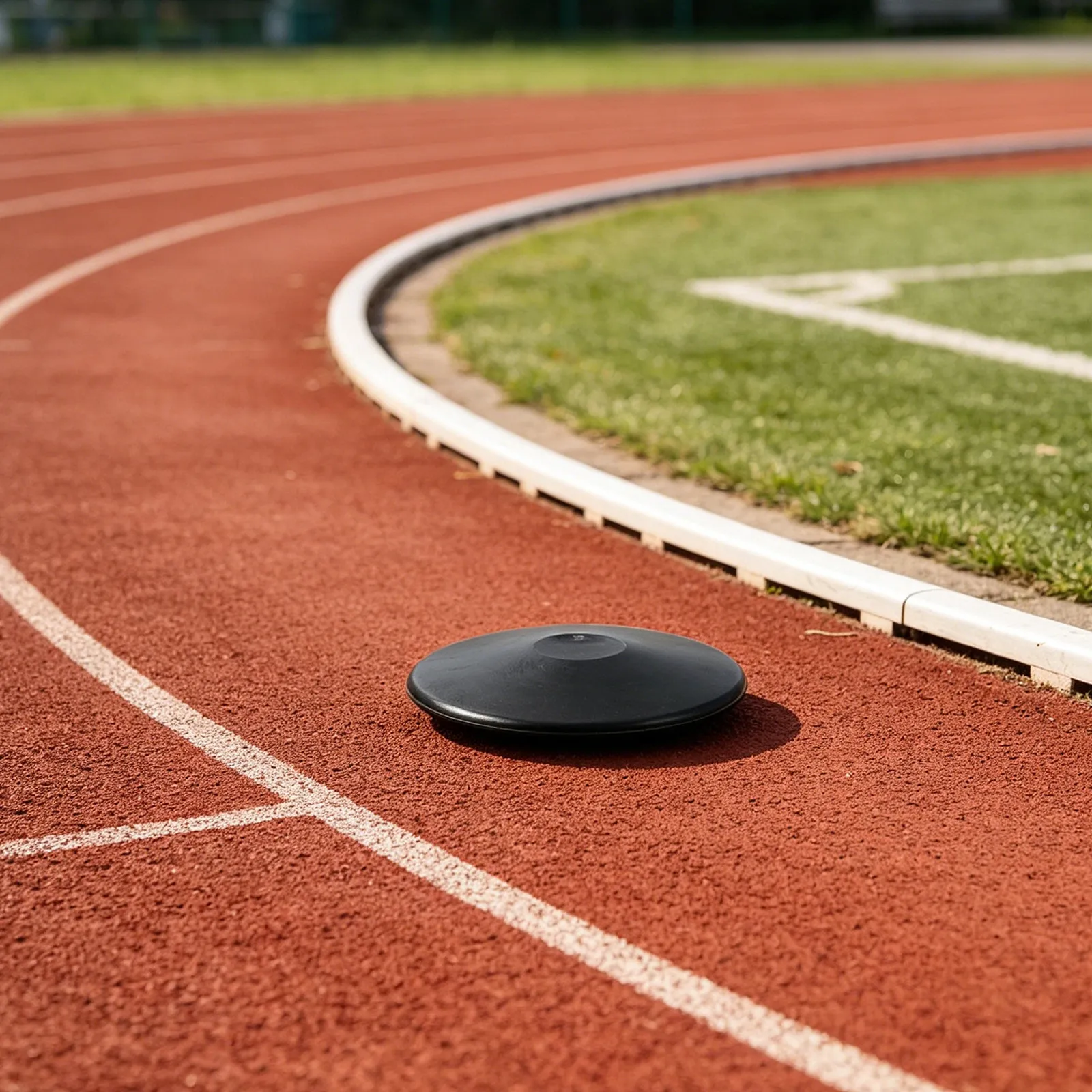 Gumowy dysk 1 kg, pełny, czarn – Discus Throw Training recenzja i cena