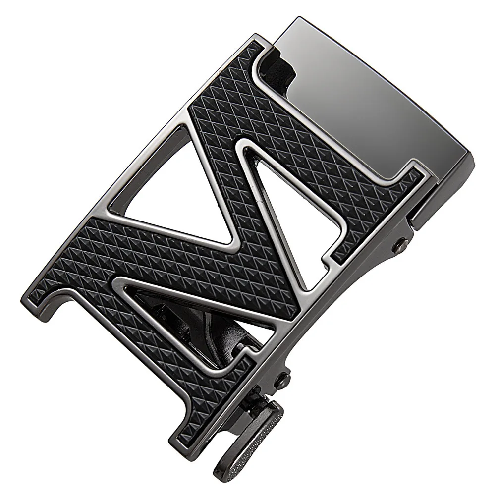 3.5CM men's belt buckle, matte finish, automatic buckle, belt waist head, men's pants belt head