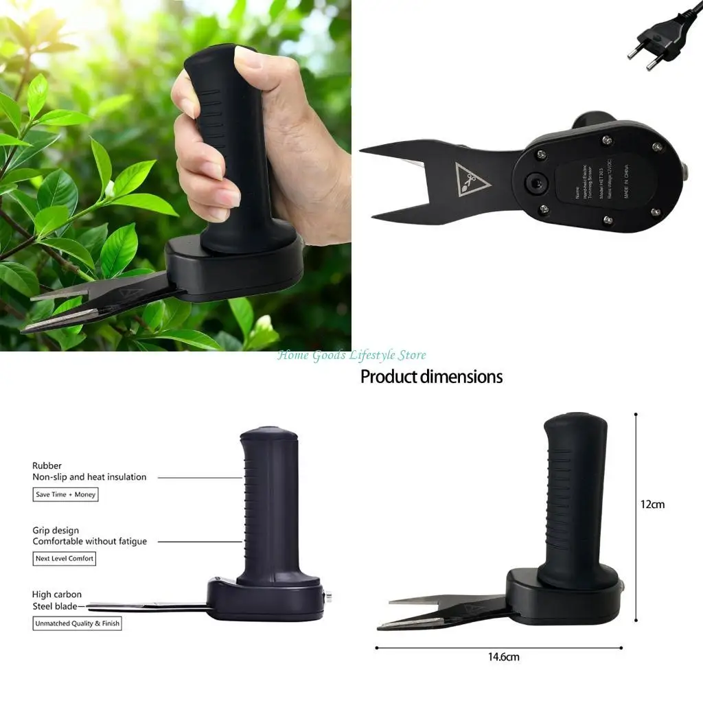 

E74E Европейский электрический секатор 220 В для удобных работ в дворе и точная резка растений