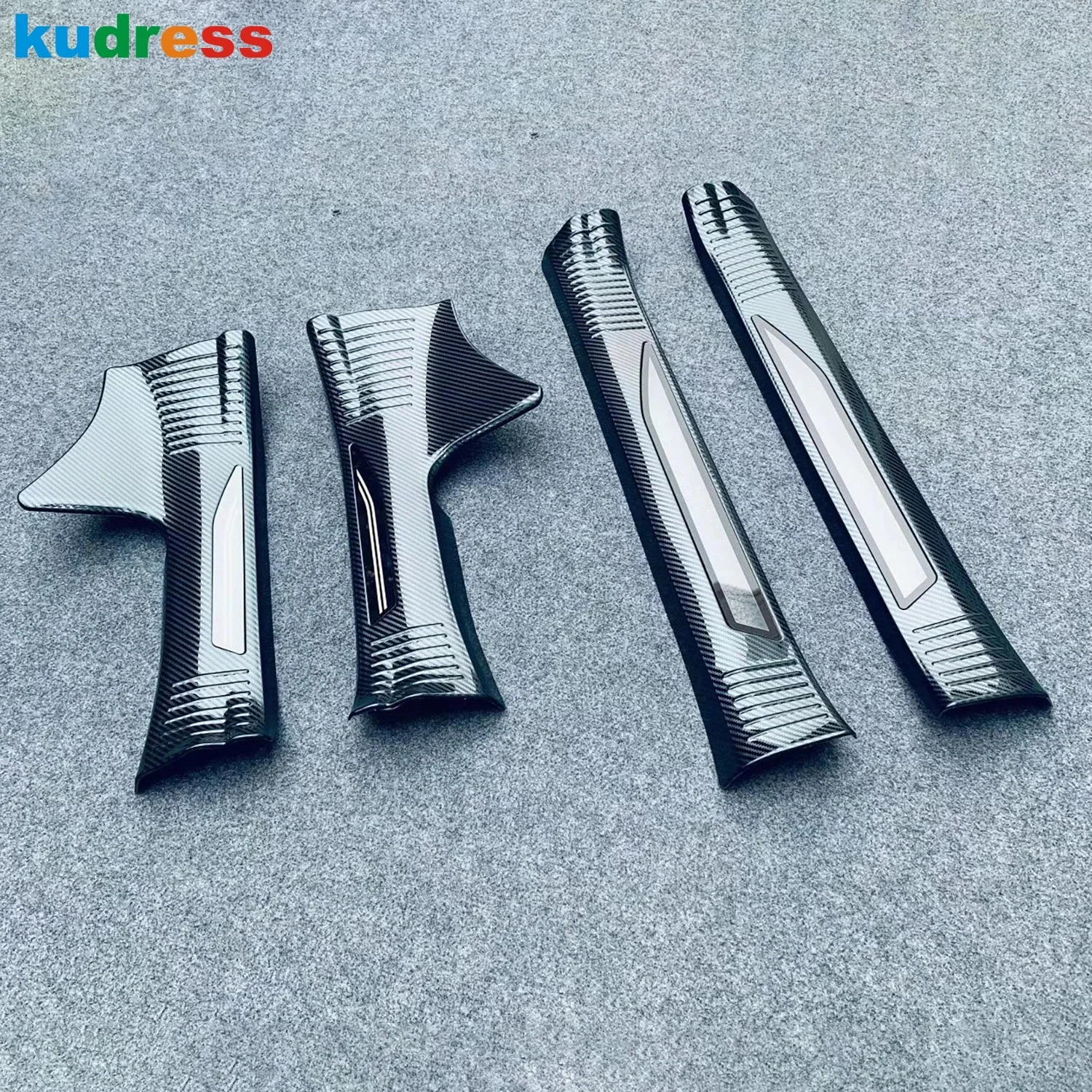 Door Sill Scuff Plate Cover Trim For Lexus NX 250 350 350H 450H 2021-2023 2024 Steel Car Door Pedal Protector Gurad Accessories