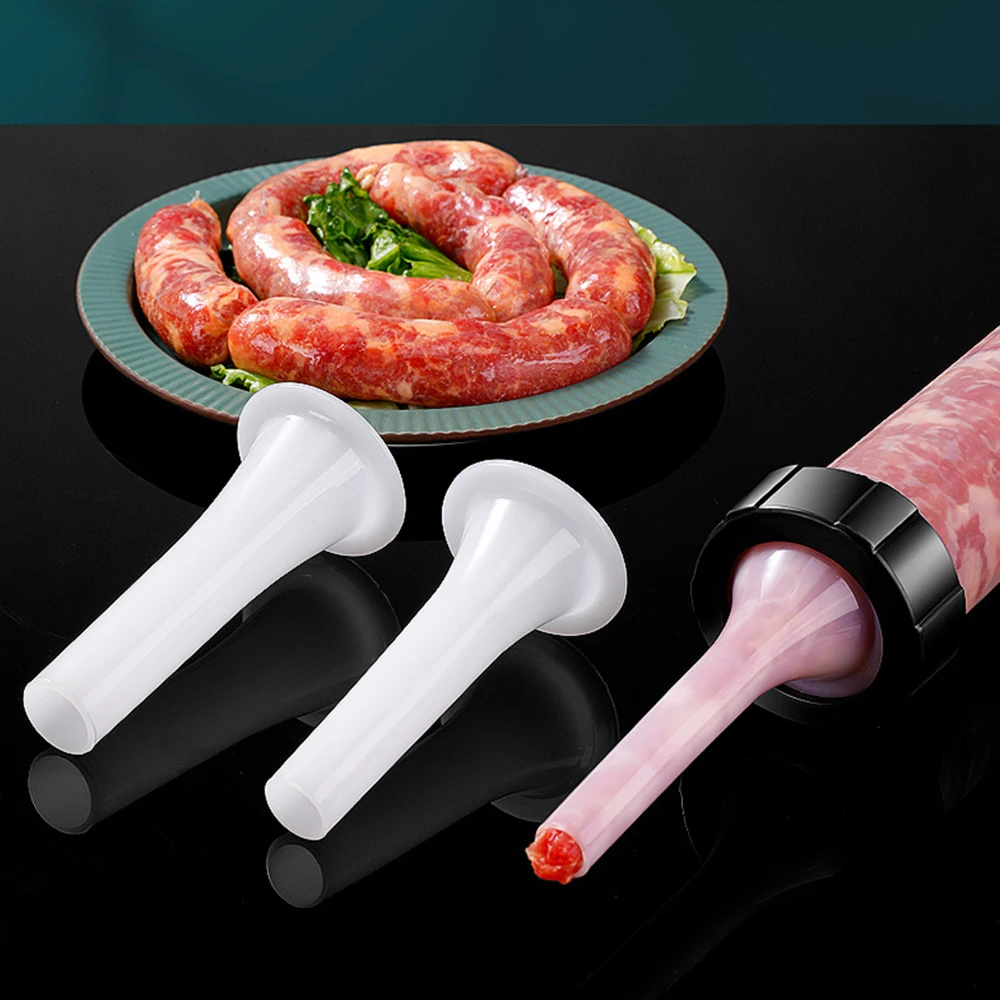 Manual Sausage Stuffing Machine Homemade Sausage Syringe Meat Filling Gadgets Kitchen Manual Meat Injector Tool