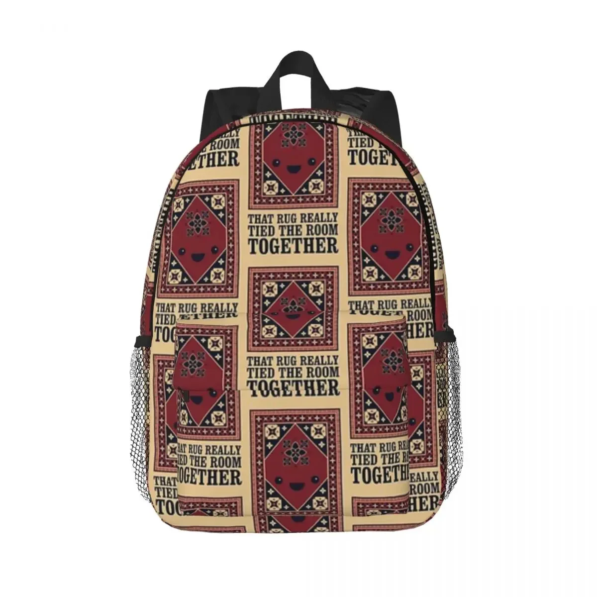 The Big Lebowski - Rug - That Rug Really Tied The Room Together Backpacks Boys Girls Bookbag School Bags Rucksack Shoulder Bag