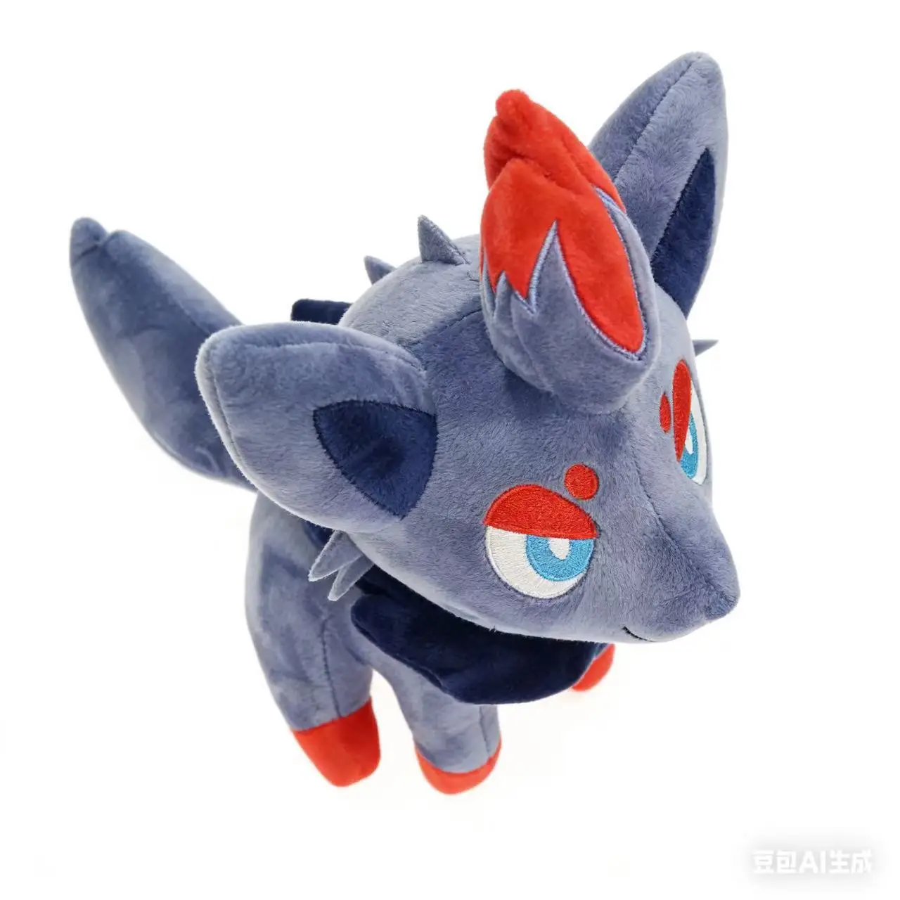 Pokémon Zoroark Zorua Plush Set - Purple Fox Stuffed Animals, Pre-Evolution Form Collectible Dolls