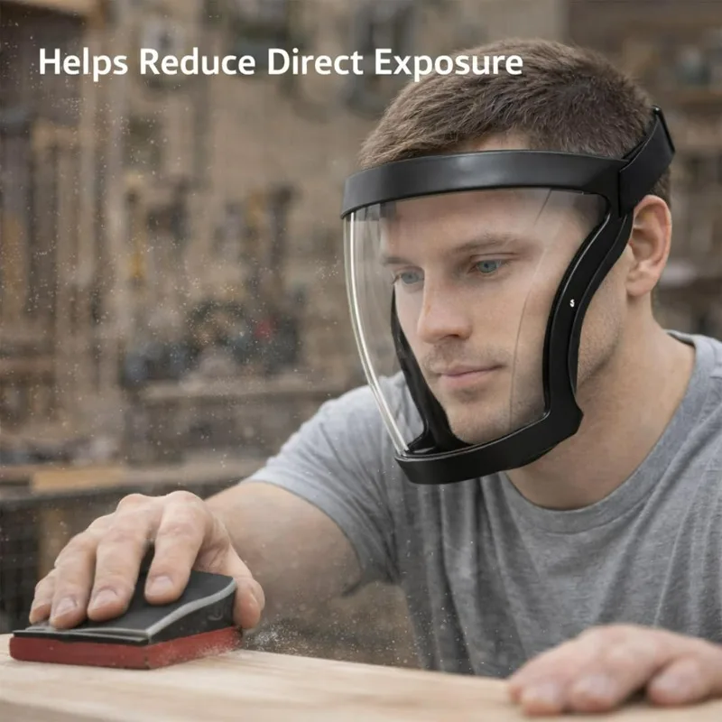For Anti-fog Protective Mask - Dust and Splash Resistant, Suitable for Sports, Cycling, Work, Grinding, Weeding/mowing, and More