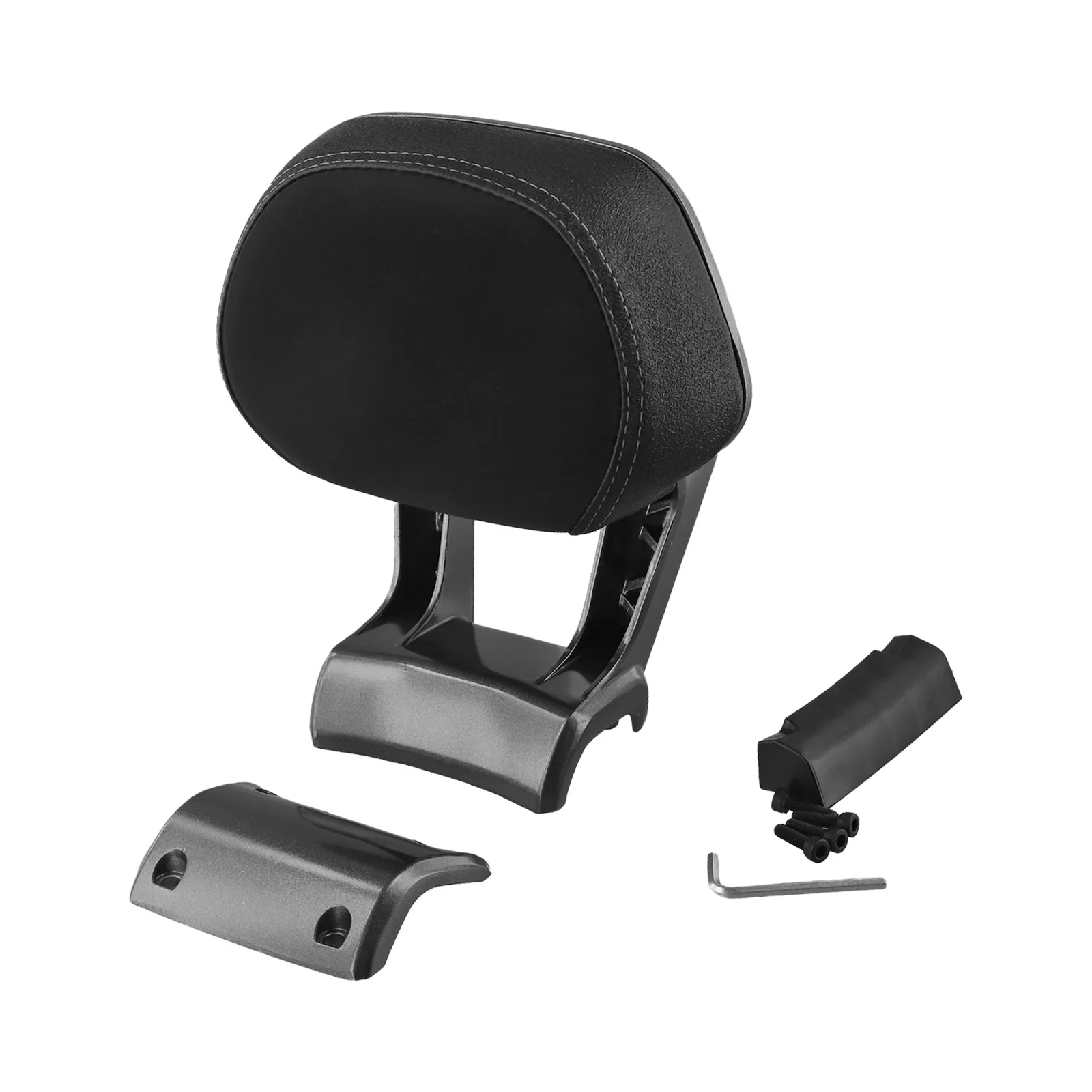 

For Comfortable Riding Approx 20x18cm Aluminum Alloy Back Rest Adjustable Back Rest For Scooter Bicycle Computer