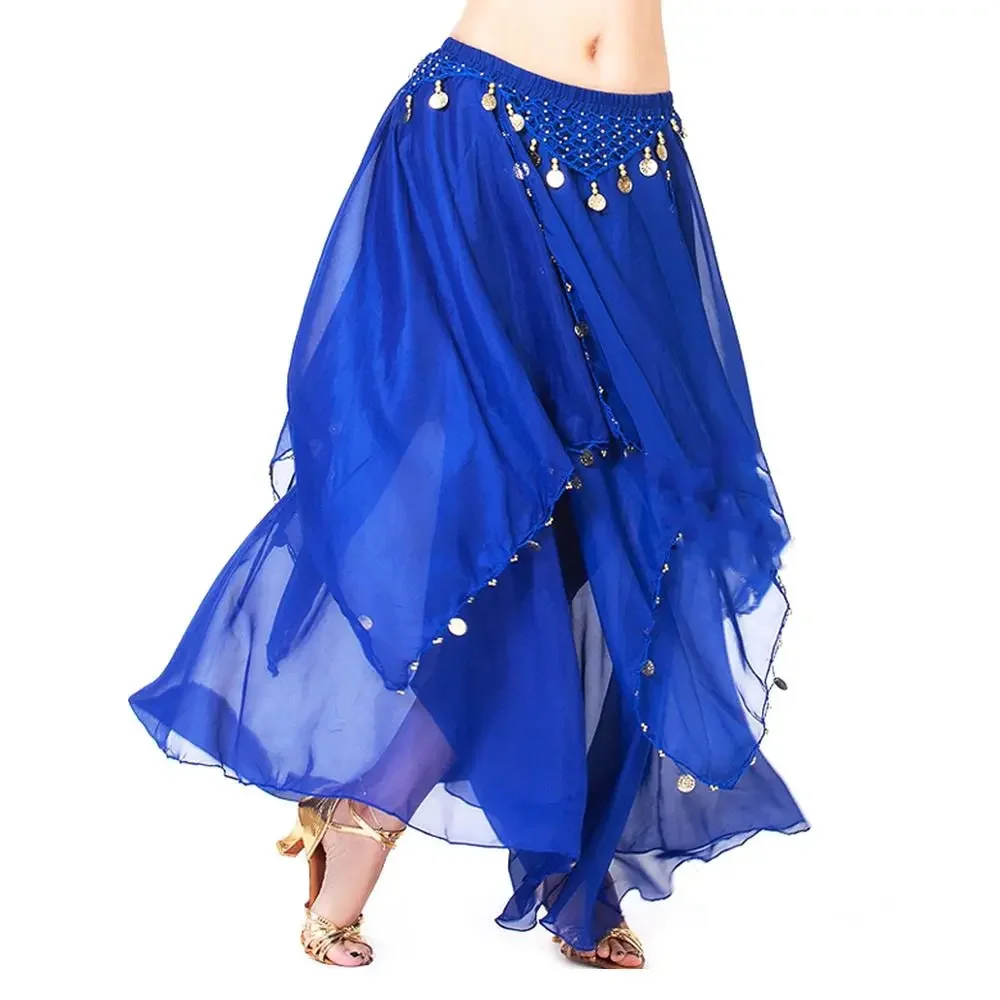 Belly Dance Accessories Sun Skirt Sequins Belly Dance Skirt Dancing Skirt Spanish Skirt Show Costumes