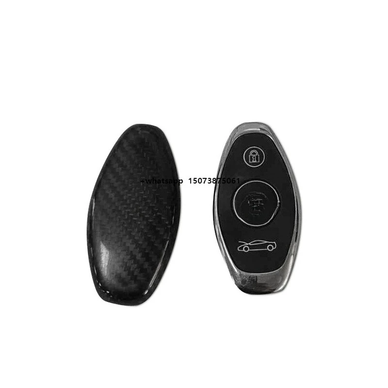 Dry Carbon Fiber Auto Parts Key Fob Cover for Mclaren 720S 2015-2018 Carbon Key Case Cover