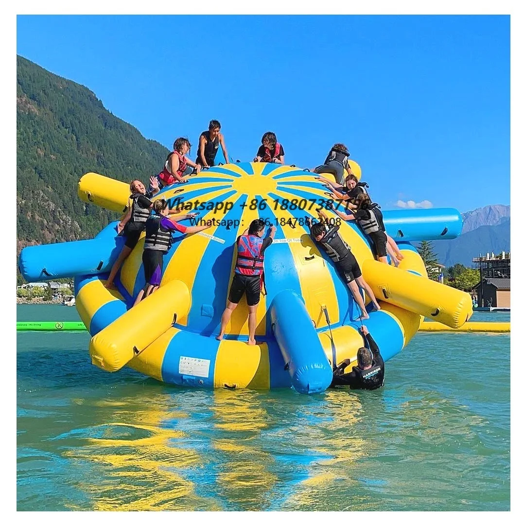 Funny Inflatable Rocking Saturn Summer Other Water Play Equipment Toys for Lake and Ocean
