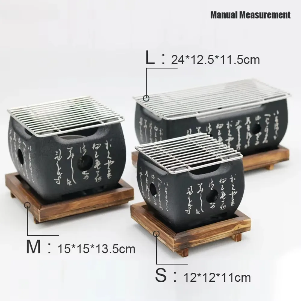 Tragbarer Grill Grill japanischer Kohlenstoff ofen Grill ofen Holzkohle Kochofen Haushalt Outdoor Camping wieder verwendbare Grill box