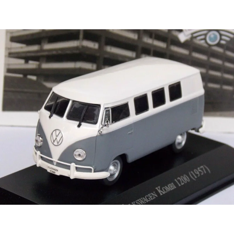 Diecast 1/43 Scale VW Van Alloy Car Model Collectible Toy Gift Souvenir Display Ornament