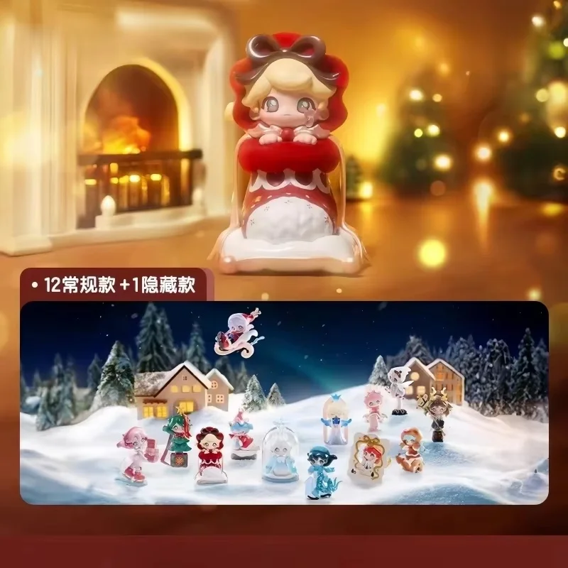 ของแท้รุ่น Azura แฟนตาซี WARM Christmas Series กล่องตาบอดถุงน่อง Reindeer Gingerbreadi Tree ชุดตกแต่งวันหยุดของขวัญ