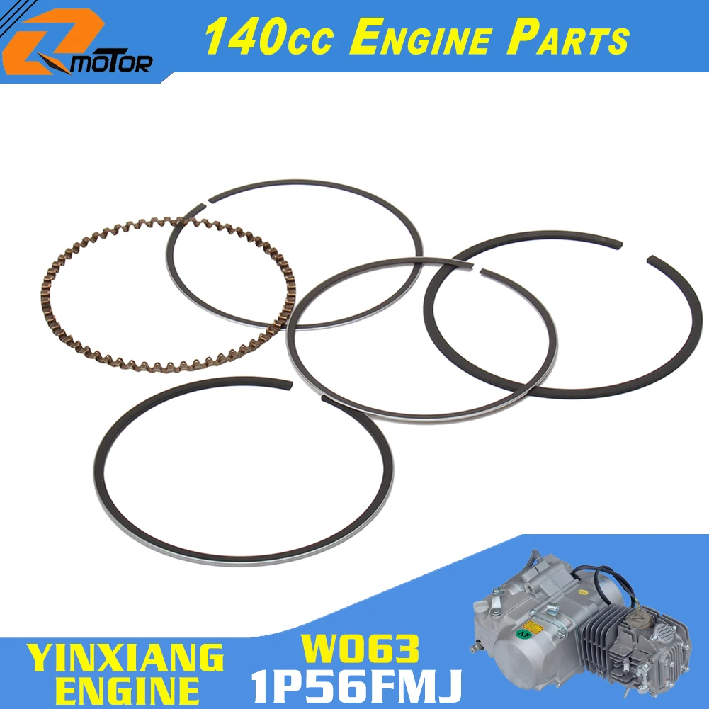 YinXiang YX140 Engine Cylinder with 56mm piston kit cylinder head gasket for Kayo Apollo Bosuer Xmotos 140cc Dirt Pit Bikes