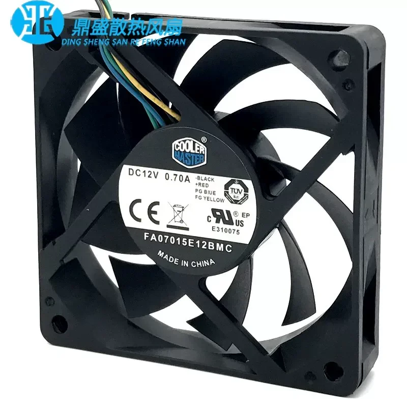for 7CM 7015 CPU Fan 12V 0.70A 4-Wire PWM Temperature Control FA07015E12BMC