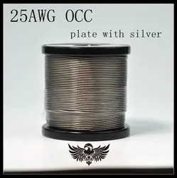 Yingbiao single crystal copper plate with silver 35core 25AWG Headset upgrade cable DIY