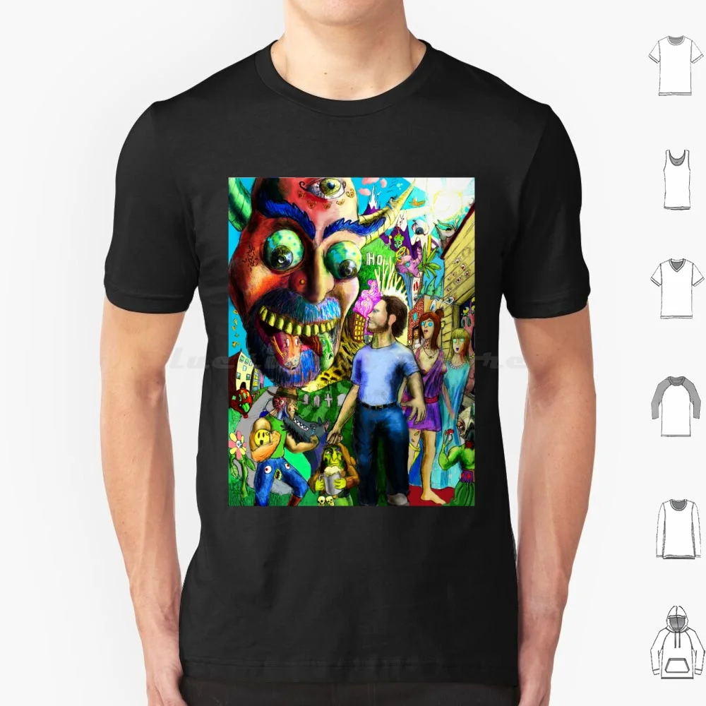 

Футболка Too Much Of Something, большой размер, 100% хлопок, странный триппи, сумасшедшие узоры, патернистическая психоделическая музыка, страх