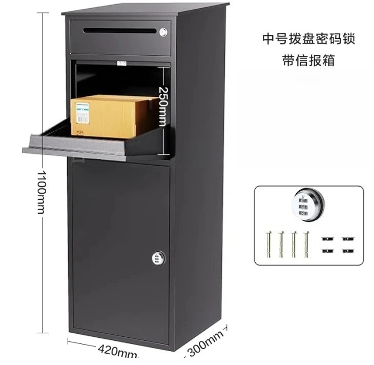

Letter Box Post Office Mailboxes Weatherproof-Parcel-Drop-Box For Residential