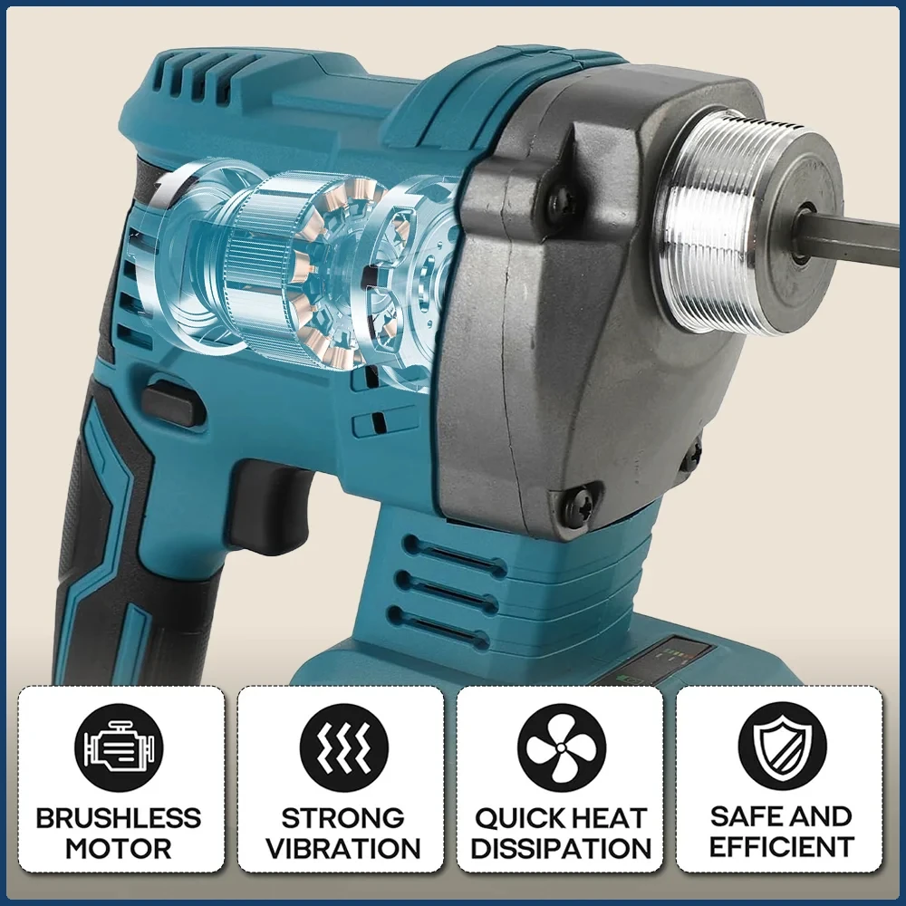 Makita  20V 18V Mixing Power Tool  Cordless Electric Concrete Vibrator Concrete Compactor Concrete Brushless High Power