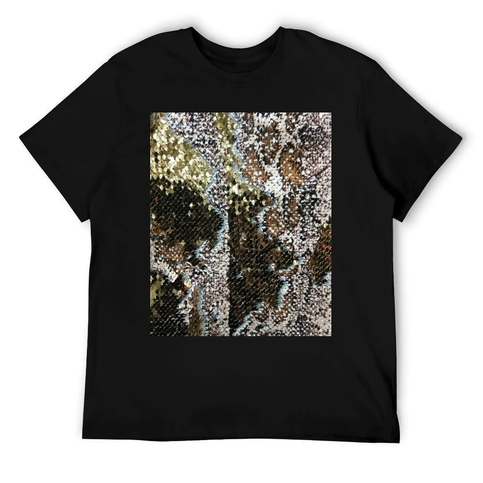 صورة التصوير الفوتوغرافي من الترتر في جلد الثعبان نمط تي شيرت رجل تي شيرت فاخر رجل تي شيرت القطن رجل تي شيرت جرافيك تي شيرت #1