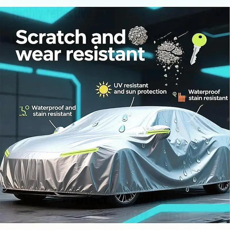 

For Kia Rio 2000 2023 Full Car Cover Waterproof Dustproof Anti UV Sun Shade Car Covers