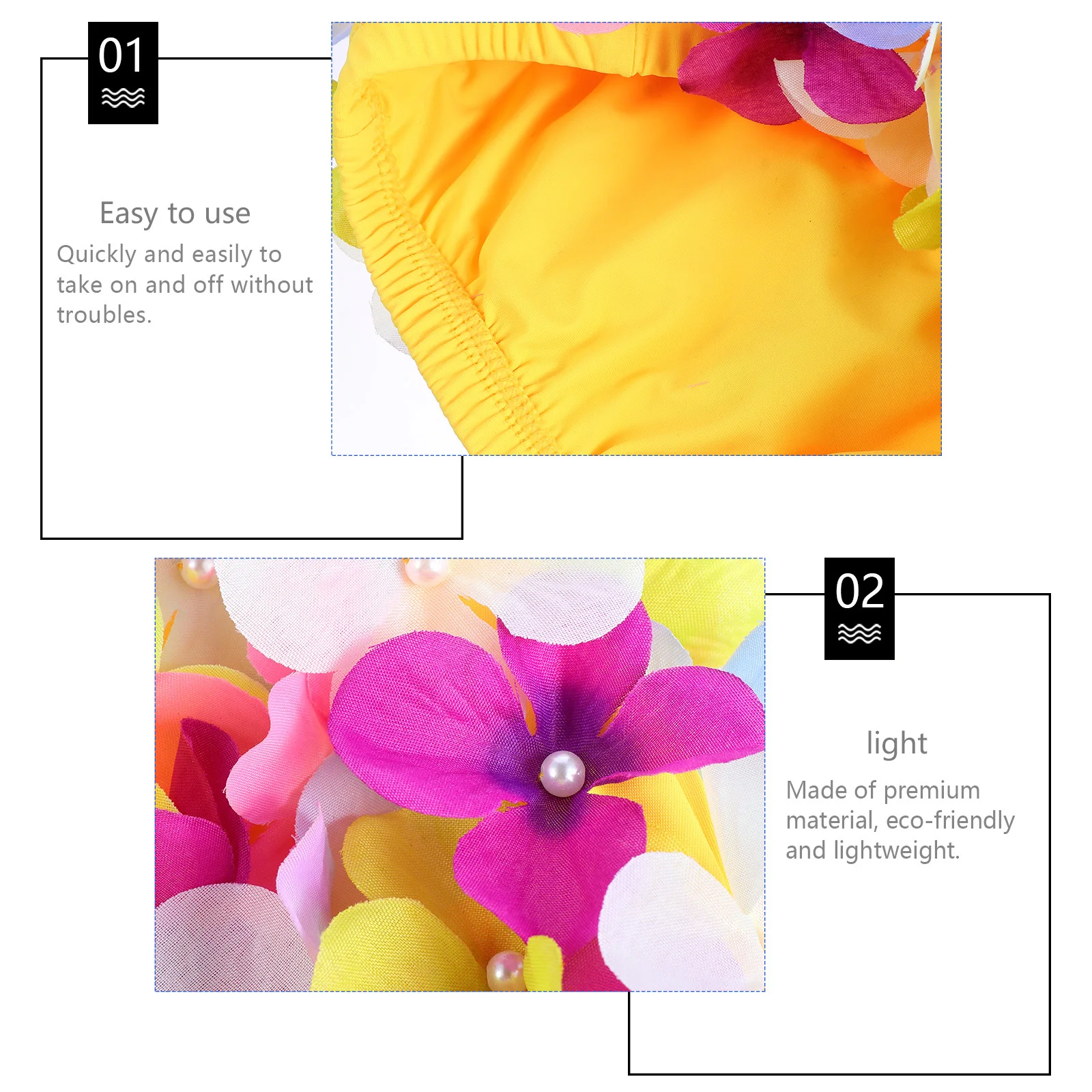 

Flower Swimming Cap 3D Design Premium Lightweight Women Swim Hat For Beach Pool Hair Ear Protection Waterproof Fashion Accessory