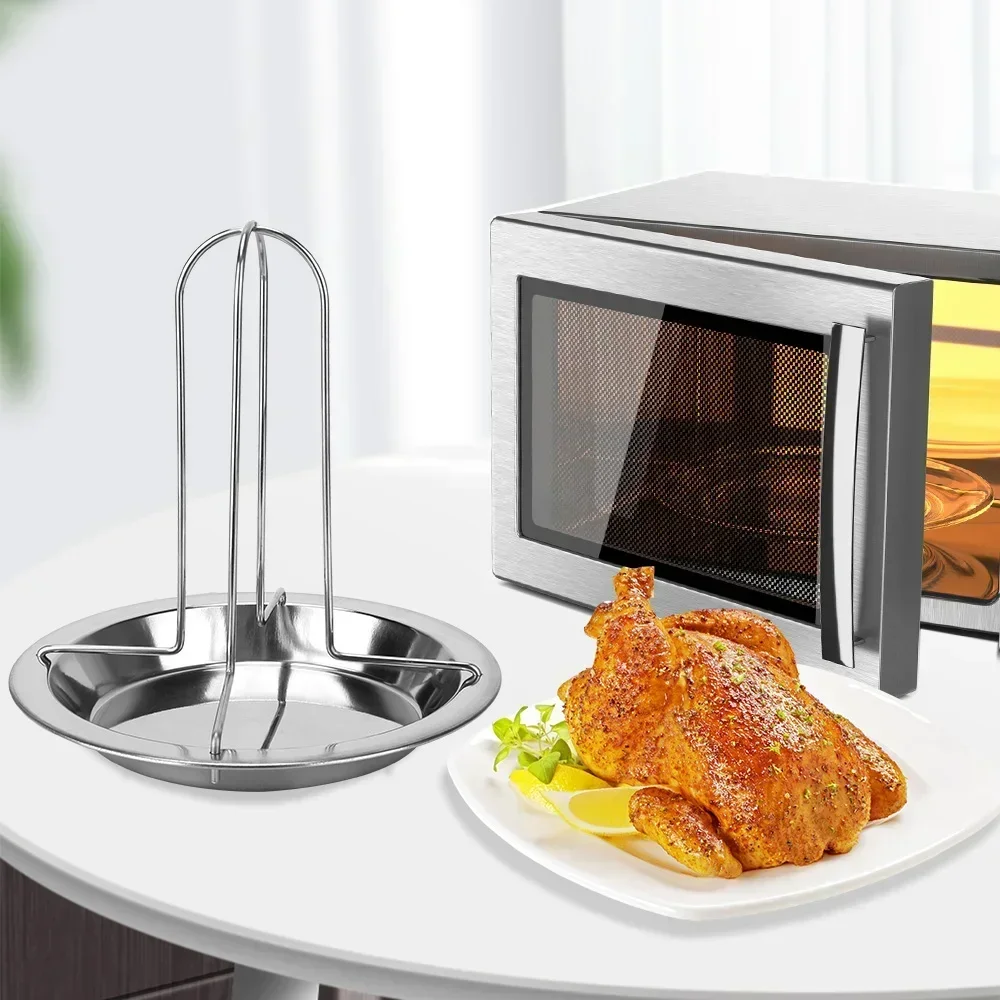 Kitchen barbecue grill, roasted chicken grill, outdoor barbecue tools, carbon steel non stick roasted chicken meat board