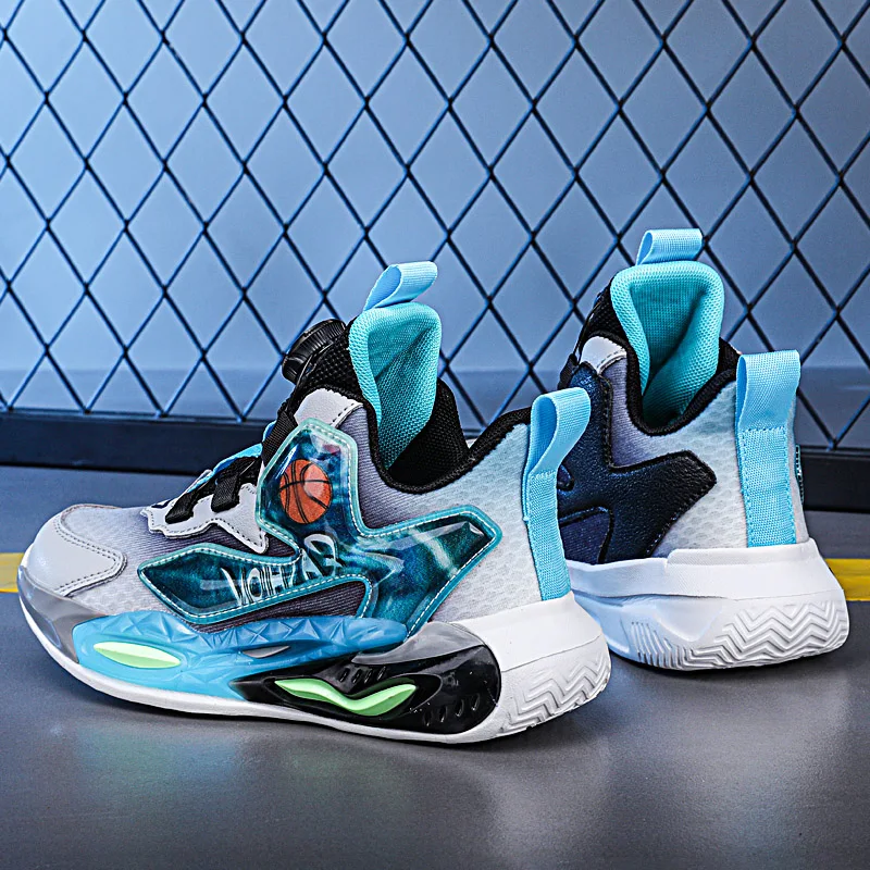 Children Basketball Shoes Boys Sports Shoes Tennis Casual Daily School Kids Running Shoes Walking Sneaker for Girls