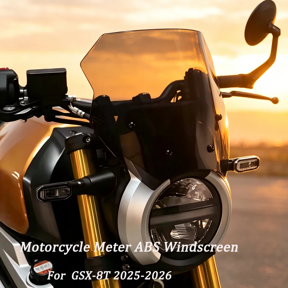 For SUZUKI GSX-8T Motorcycle Meter ABS Windscreen GSX 8T Spoiler Fairing Viser Visor Wind Screen Deflector Accessories 2025-2026