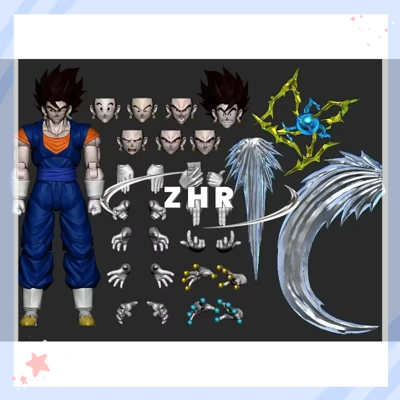 متوفر ألعاب OC لعبة دراغون بول SHF سوبر سايان SSJ Veggetoo Son Goku Vegito 3.0 الشكل الجسم أنيمي عمل أرقام نماذج دمى هدايا