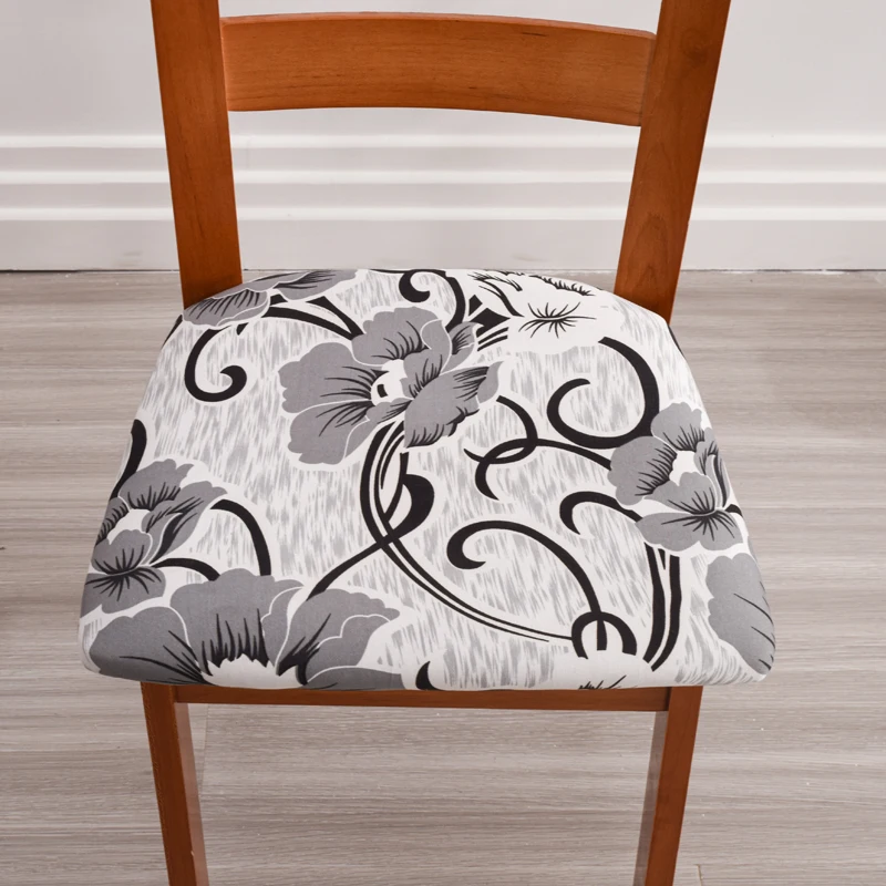 Funda elástica cuadrada para cojín de Silla, cubierta inferior elástica para cocina, Hotel, banquete, comedor, decoración del hogar