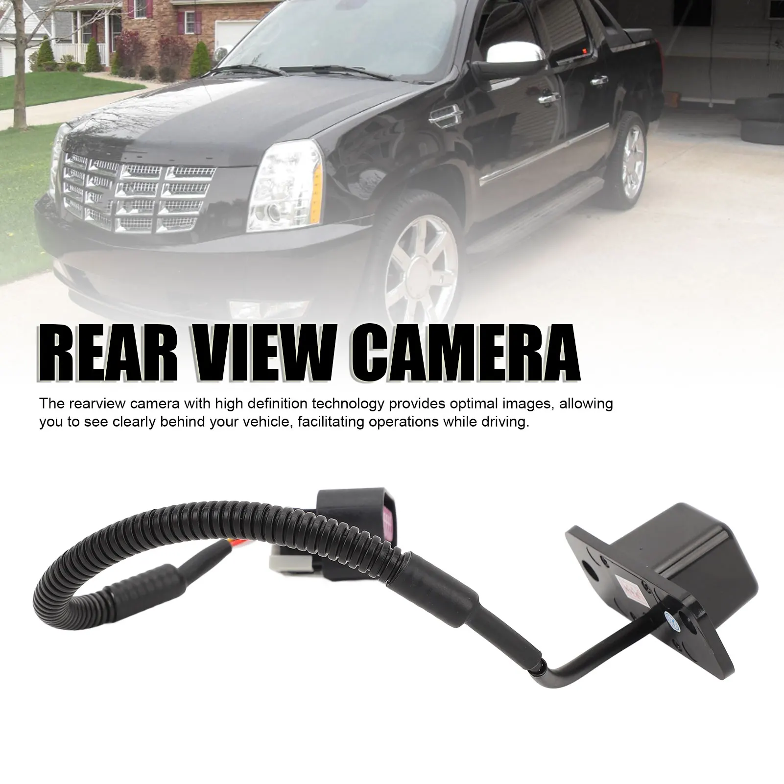 Rear Back Up Camera 15862575 Waterproof Backup Parking Assist Camera for Chevrolet Avalanche Cadillac Escalade EXT 2007 2008