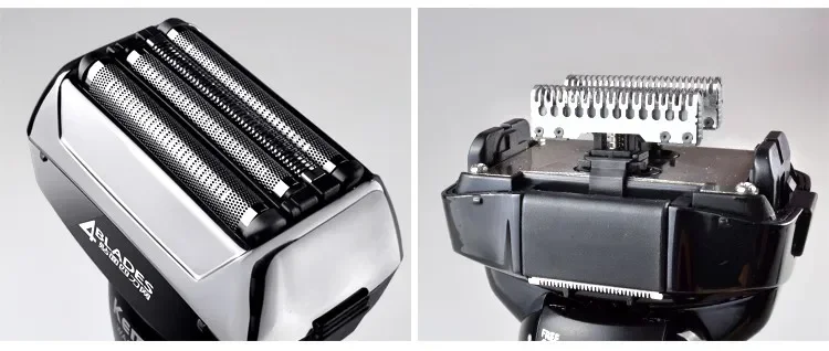 Kemei KM-5568 Razor Blade Replacement, High-Quality Double-Edged Blade
