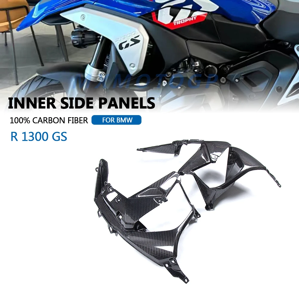 For BMW R1300GS R1300 GS R 1300 GS 2024 2025 100% Carbon Fiber Inner Side Panels Fairing Motorcycle Accessories