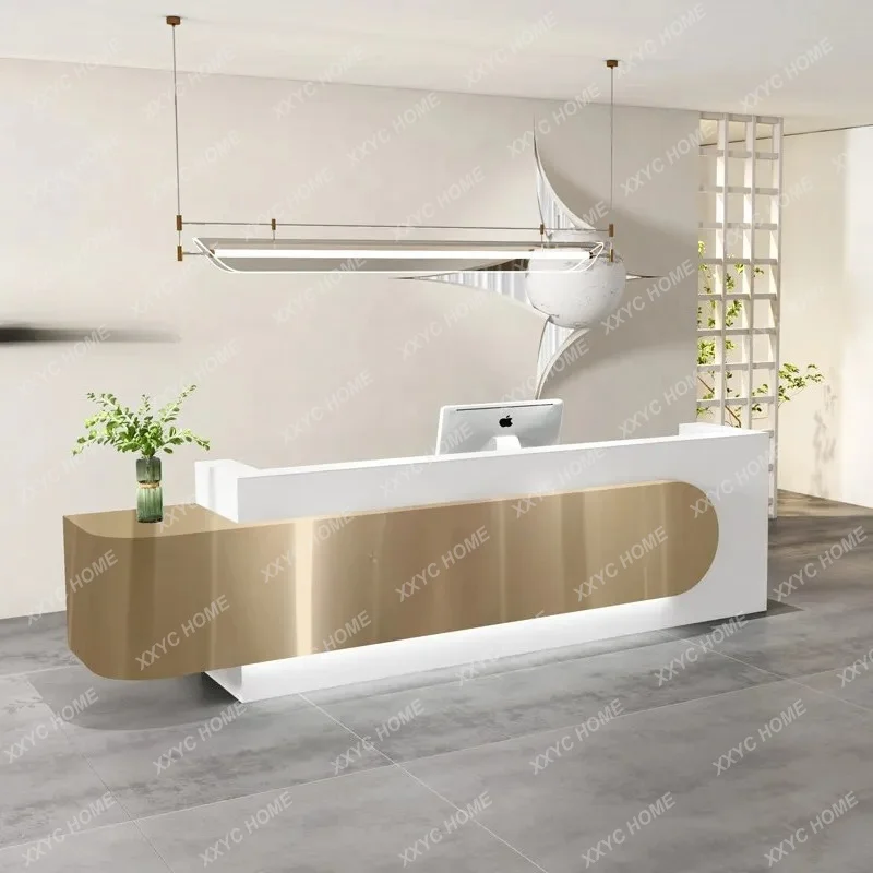 Organizers Design Reception Desks Minimalist Aesthetic Company Executive Reception Desks Unique Scrivania Commercial Furnitu