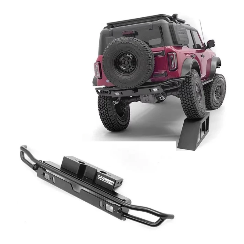 Tylny zderzak (z hakiem i reflektorami) pasuje do Traxxas trx4 2021 bronco 1/10 sterowanie radiowe cześć zapasowa RC