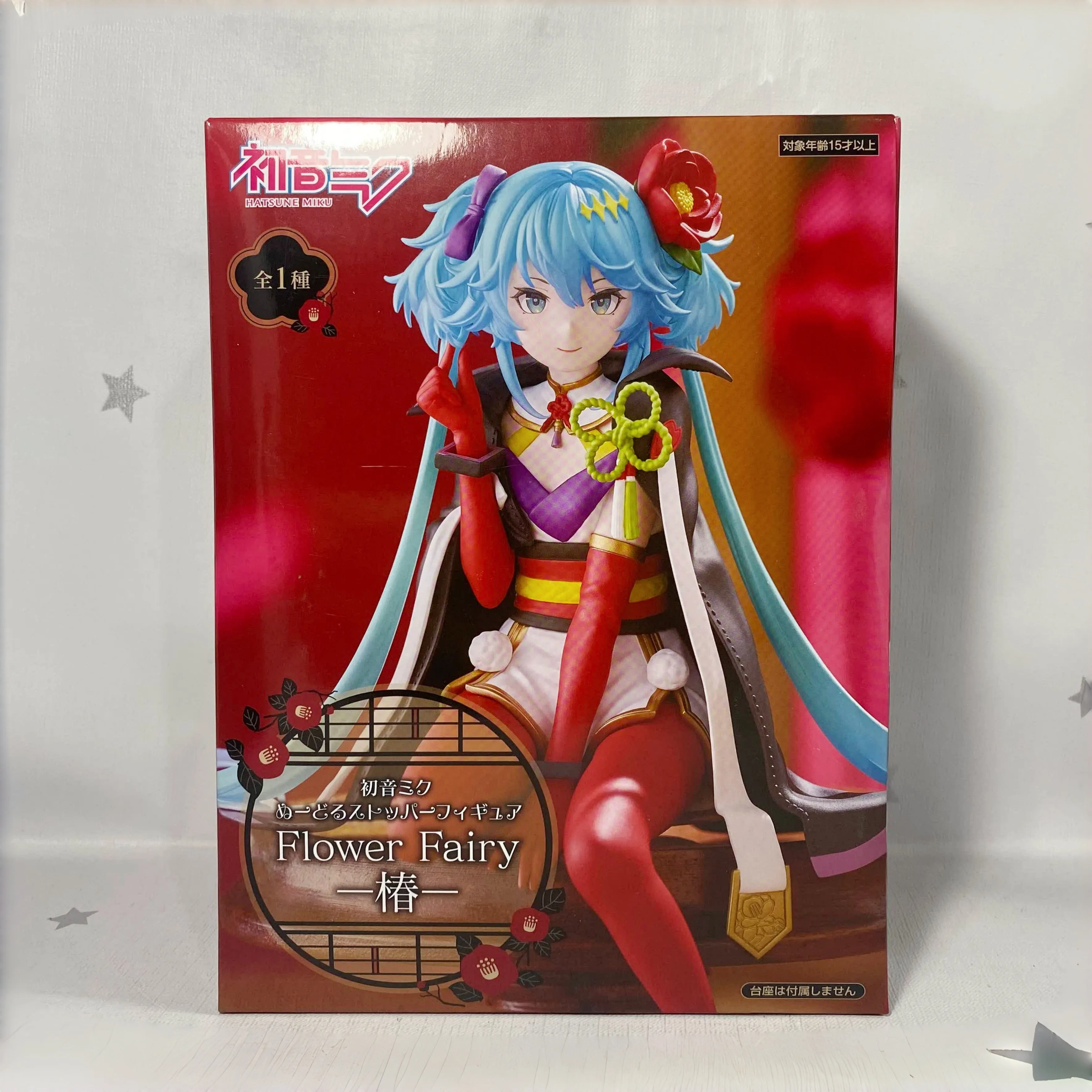 オリジナルフリュー初音ミク花の妖精カメリアシリーズ-15-センチメートルアニメフィギュア座り姿勢モデル装飾玩具在庫あり