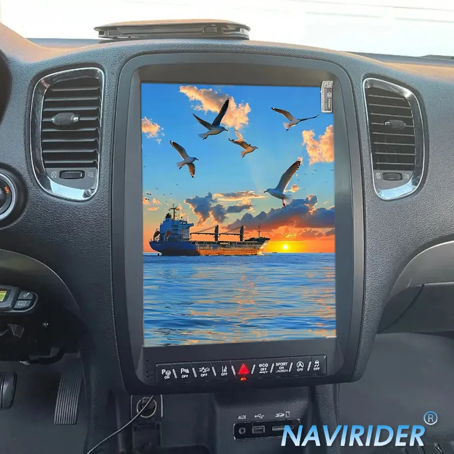 

Для Dodge Durango 2012-2019 Android авто стерео автомобильный радиоприемник Carplay сенсорный экран мультимедийный видеоплеер GPS-навигация головное устройство