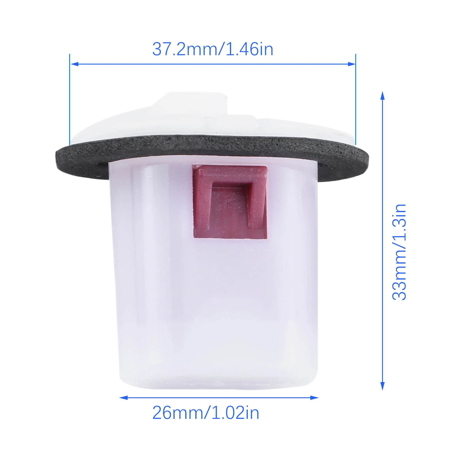 2Pcs Car Rear Seat Retainer Clips for Nissan Auto Fastener Replacement Part Number 883042DX0A 883042DX0AB151 Car Accessories