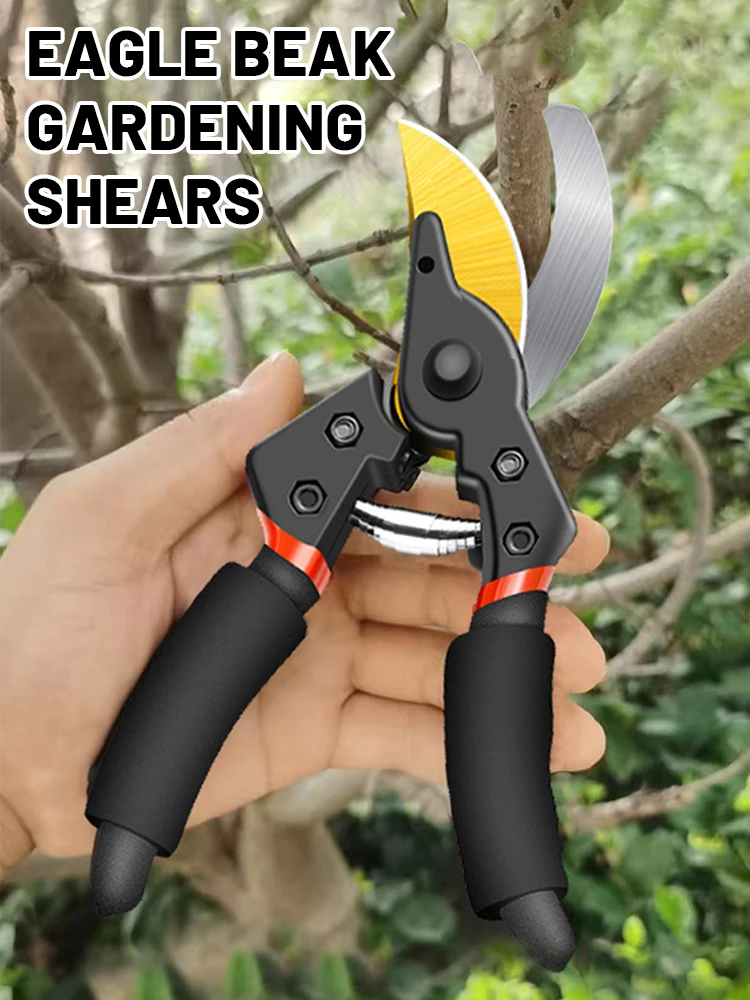 Garden Pruner Shears SK5 Blade Pruning Scissors for Bonsai Fruit Trees Flowers Branches Garden Pruners