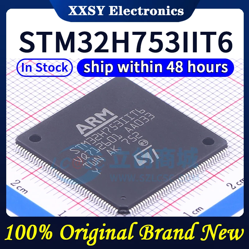 Alta qualidade original novo STM32H753VIT6 STM32H753ZIT6 STM32H753IIT6 STM32H753BIT6 STM32H753IIK6 STM32H753XIH6, 100% original