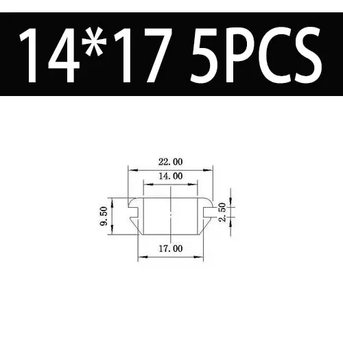 14x17mm 5pcs