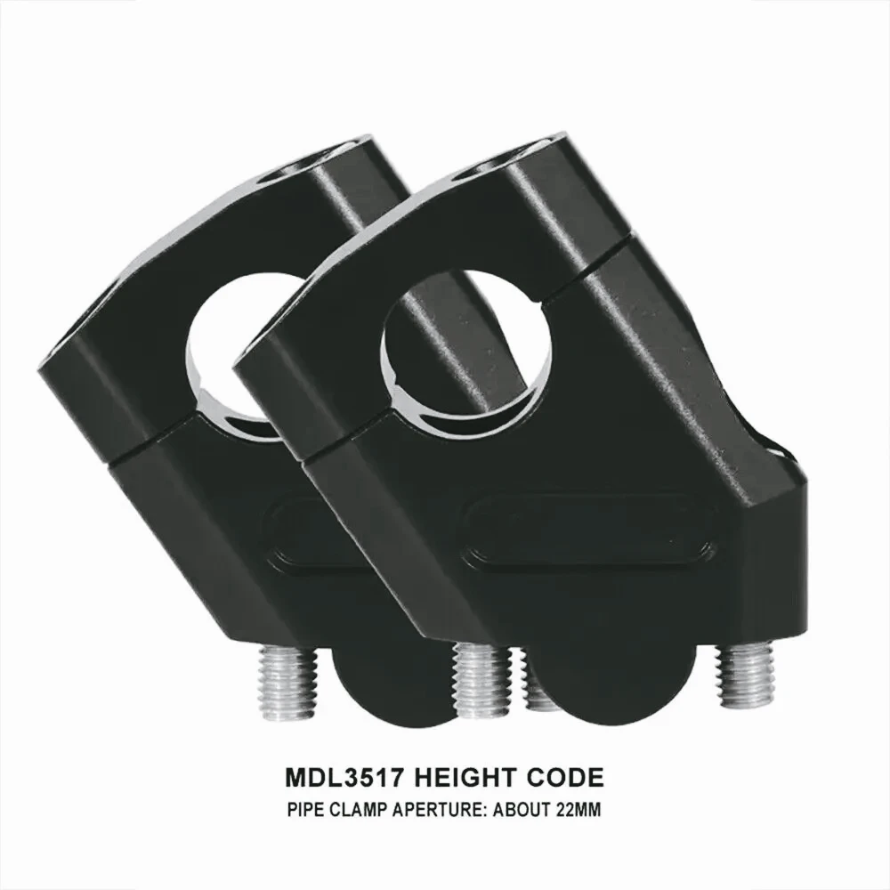 Elevadores  manillar para Suzuki Yamaha, montaje  barra estándar, extensión  splazamiento trasero, 22mm, 7/8 pulgadas