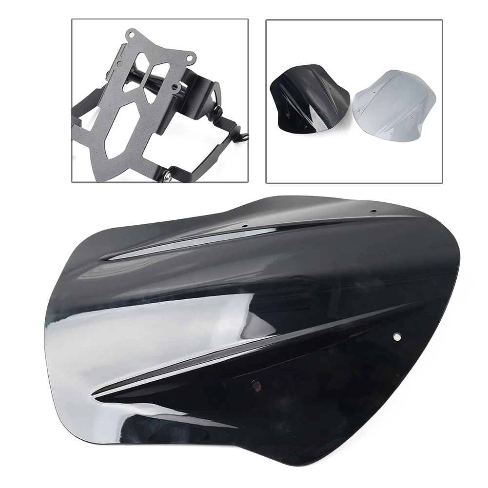 

Motorcycle Windshield Windscreen Wind Defector Protection For Ducati Diavel 2014 2015 2016 2017 2018