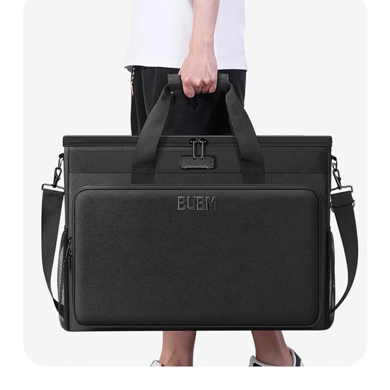 Computer Monitor Carrying Case for 25/32Inch Screen Shockproof Protective Cover with Keyboard Bags Portable Transport Bag for PC