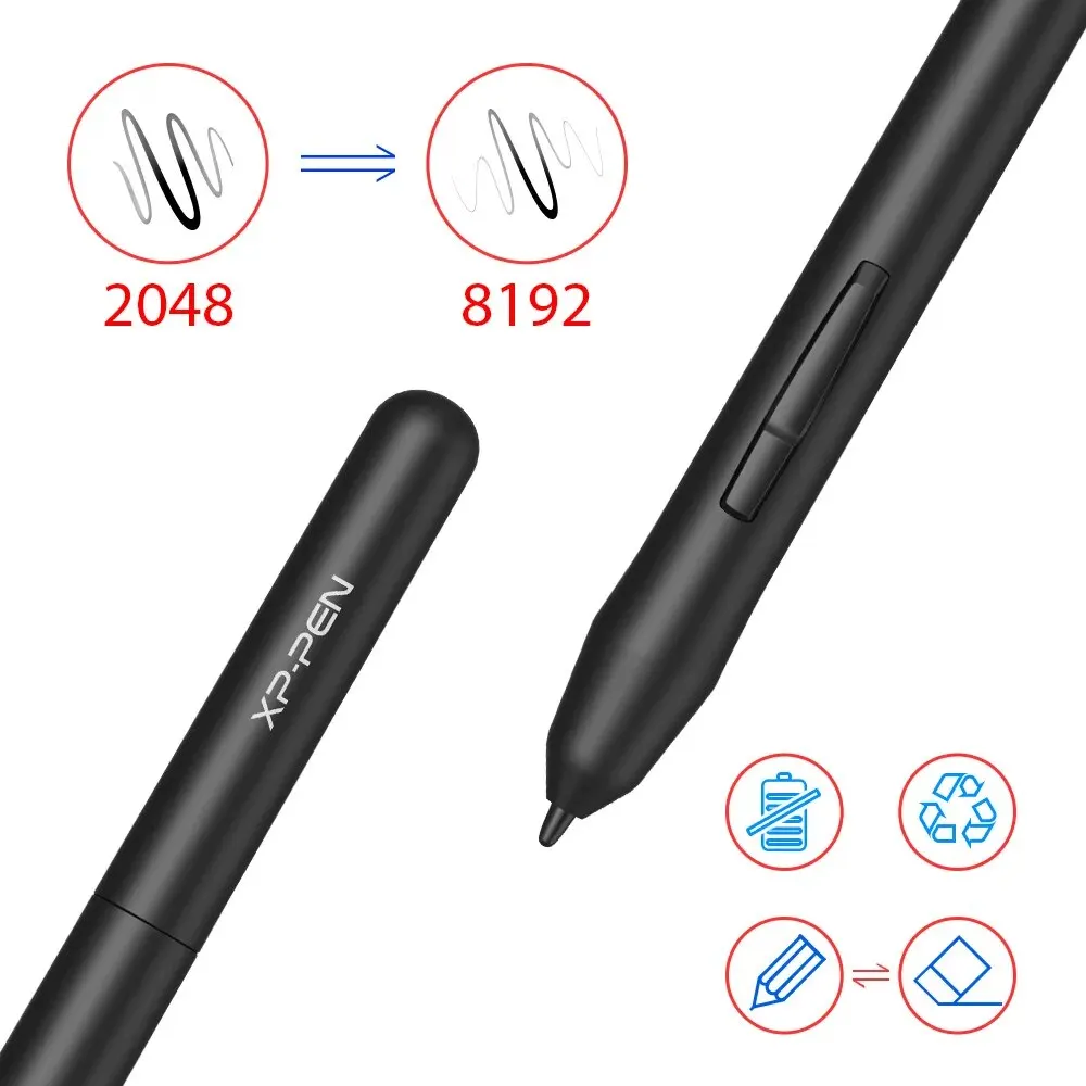 Drawing Tablet XPPen G430S Graphic Drawing Tablet with 8192 Levels Pressure Battery Free Stylus 4x3 Inch Tablet for Windows Mac