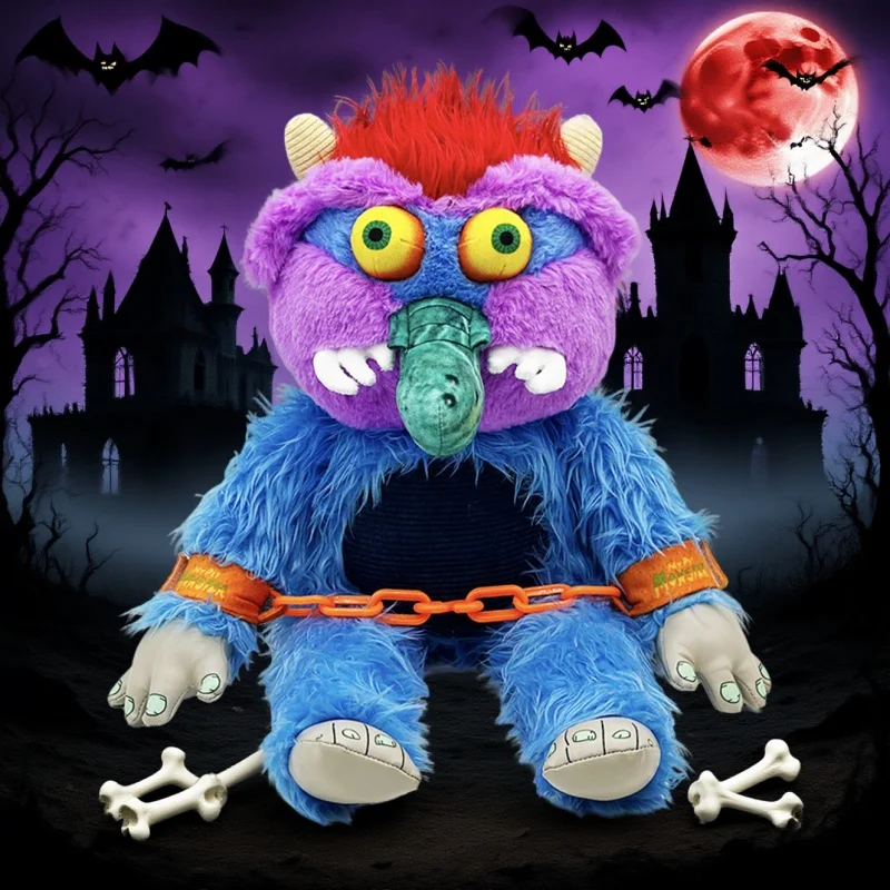 

My Pet Monster 80s Retro Plush Toy - 31cm Large Stuffed Animal New Arrive for Nostalgic Gifts & Halloween Christmas