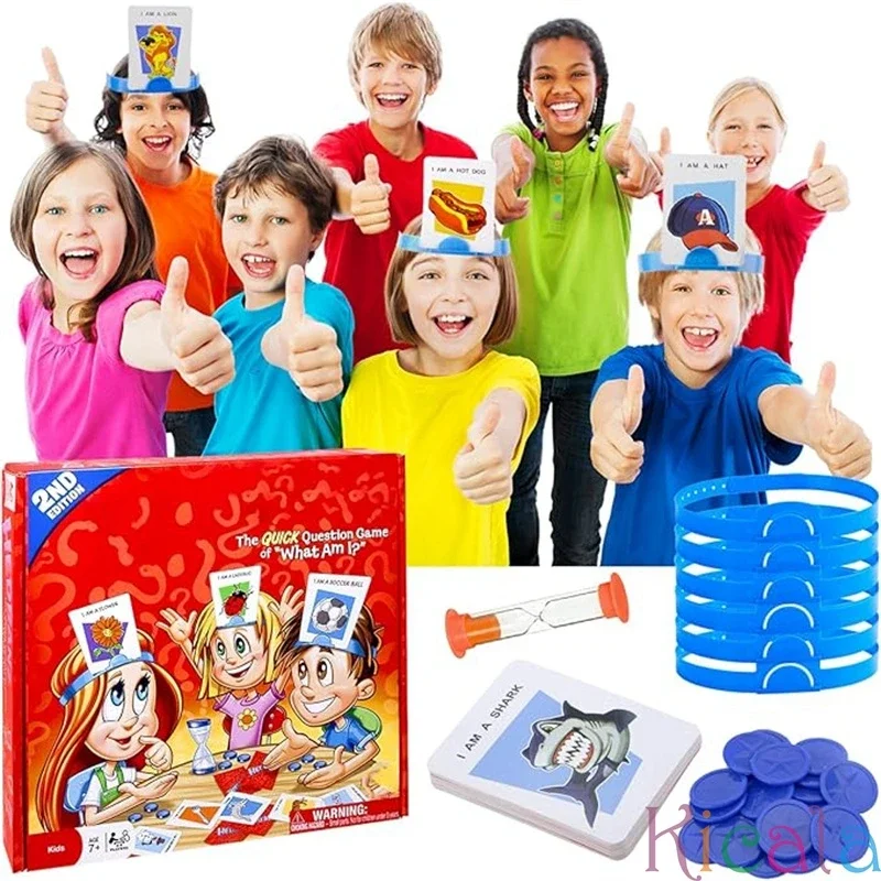Quem é isso jogo para crianças cartas crianças jogos de adivinhação crianças tabuleiro pai-filho jogos interativos para a família jogos de festa