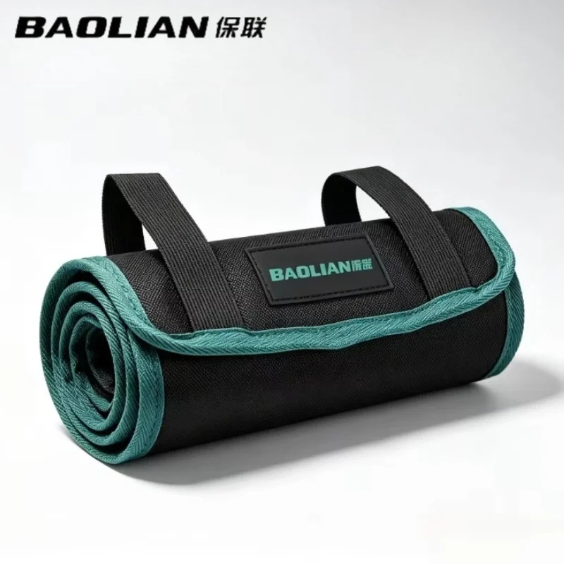 BAOLIAN Drill Bit Organizer Bag Portable Roll Up Tool Bag for Drill Bits Screwdriver Bit Canvas For Hand Tools Repair Work