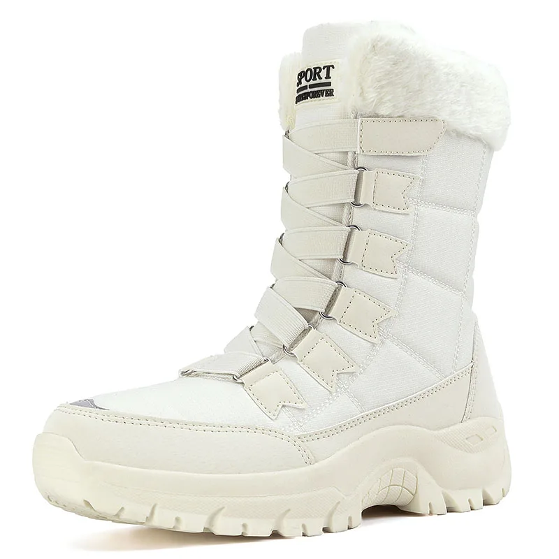 

Men Women Snow Boots Winter Shoes Sneakers Cotton Casual Top Quality High Quality Resistant Plush Warm Wear Leather Thickened