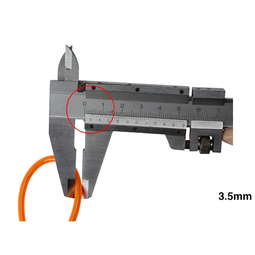 Câble de verrouillage à disque de 1.2M, pour moto, Scooter, vélo, Orange, fil enroulé de 2Mm, extrémités de boucle de dissuasion antivol, léger
