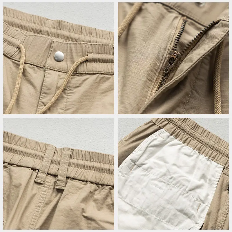 Men's Lightweight Plaid Textured Casual Shorts Drawstring Elastic Waist Loose 5-Inch Inseam Slight Stretch 2026 Summer Style
